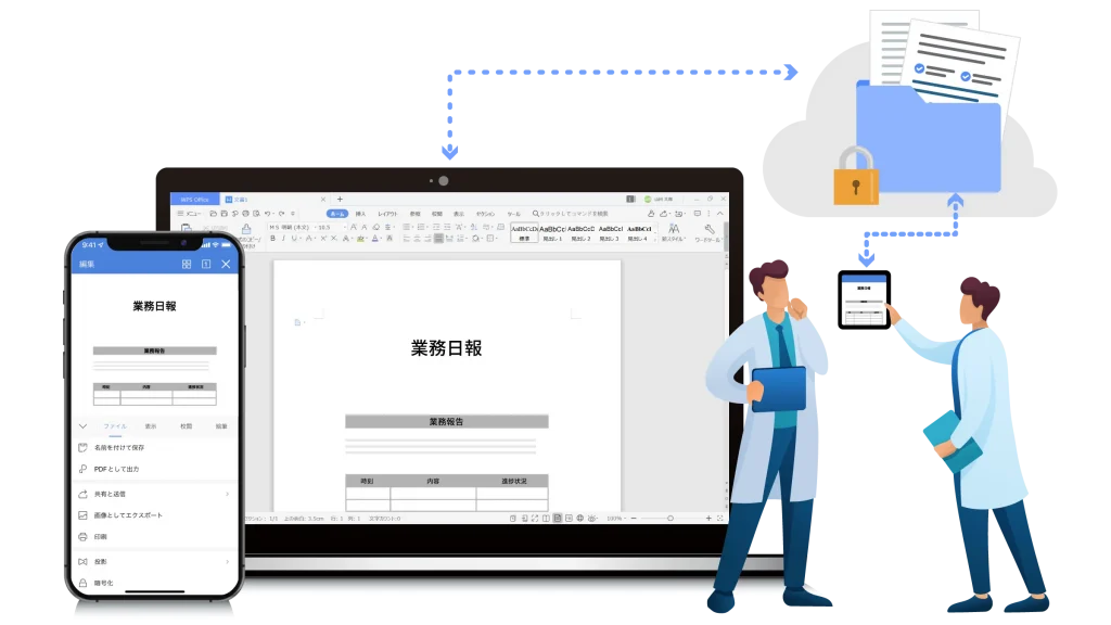 日報もヒヤリハット共有もSpreadsheetsで提出。PCがなくてもスマホやタブレットからもアクセス