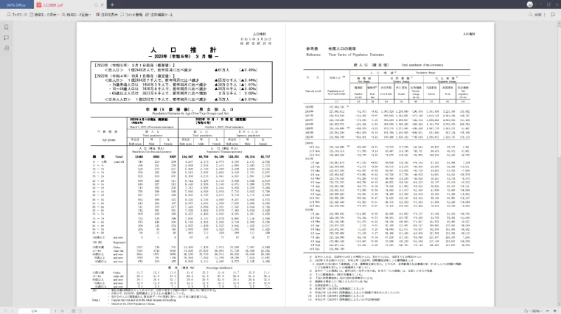 人口推移PDFデータ